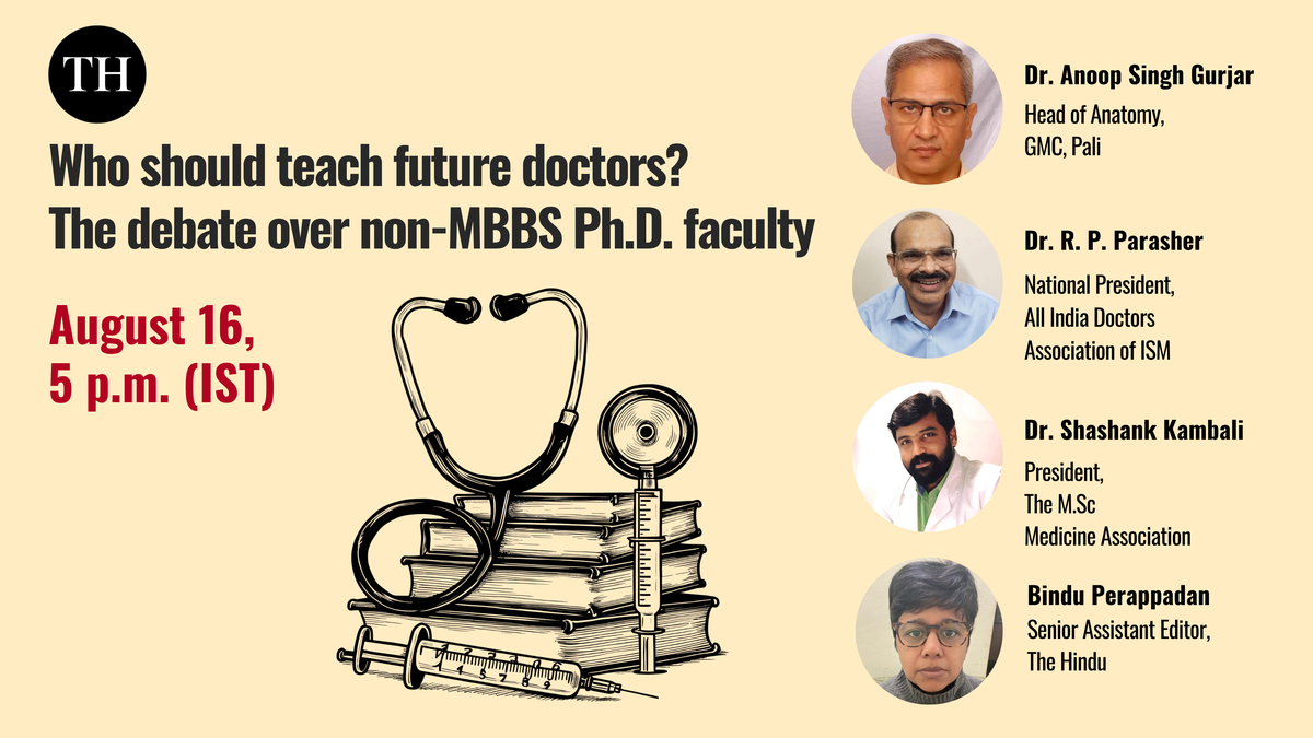 प्रश्न पूछने और पैनलिस्टों के साथ बातचीत करने के लिए मुफ्त में अभी पंजीकरण करें। तीन सर्वश्रेष्ठ प्रश्नों को हिंदू के लिए एक मुफ्त ऑनलाइन सदस्यता प्राप्त होगी।
